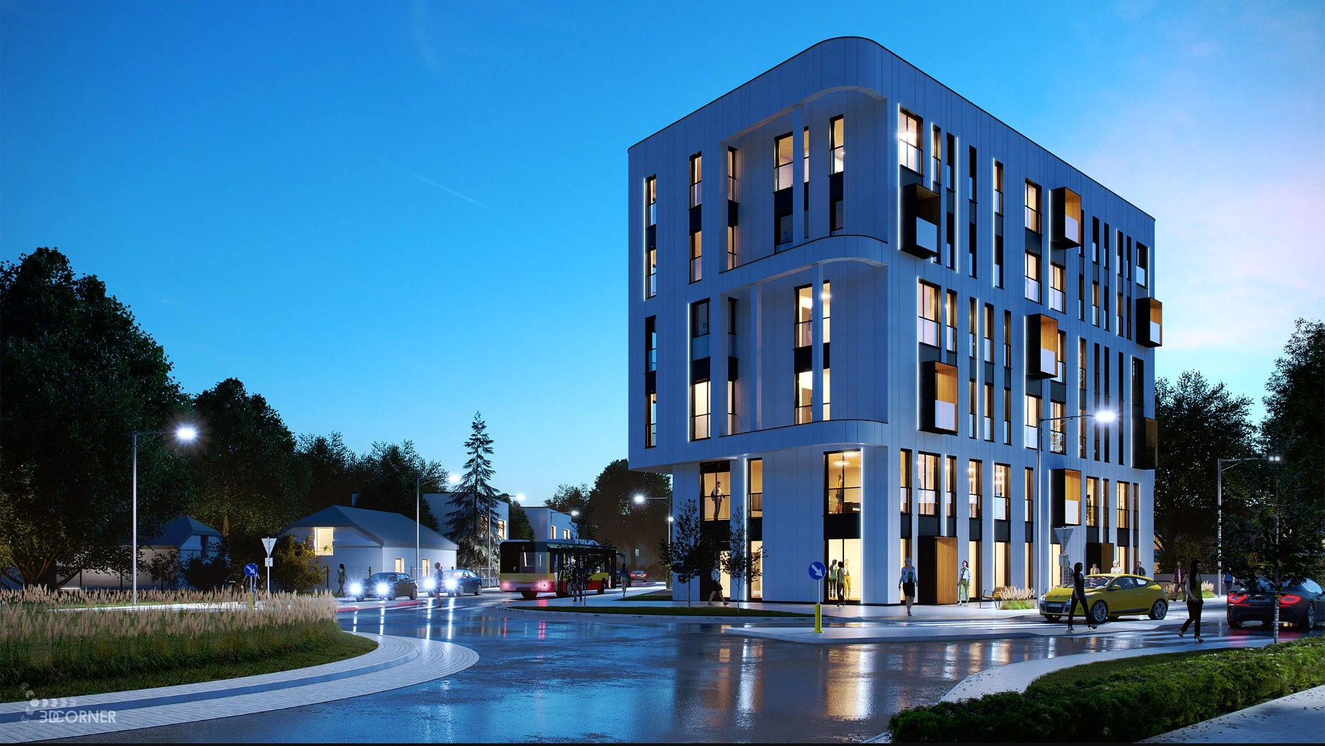 Exterior Design Visualization 3D visual